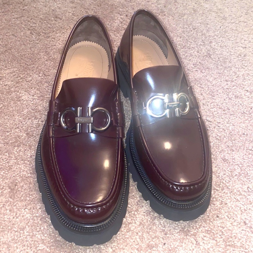 Salvatore Ferragamo mens dress shoes size 10.5
